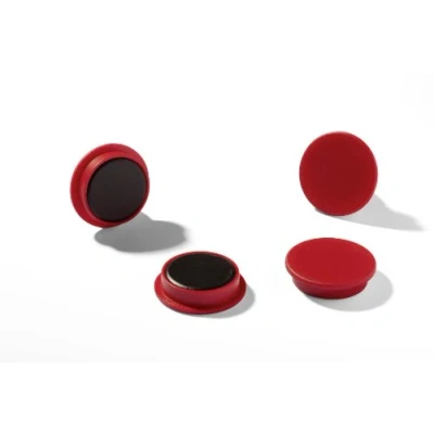 Abbildung von Durable Magnete, Industrieverpackung, 15 mm, 75p, rot, 20 Stück, 475103