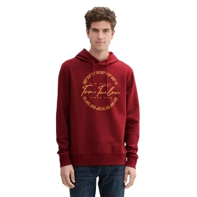 Abbildung von TOM Tailor Sweatshirt, Herren, Größe: Medium, Burgundy dark red