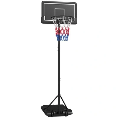 Abbildung von SPORTNOW Basketballständer 220 250 cm Basketballkorb mit Ständer Rollen