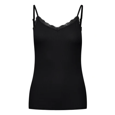 Abbildung von Fransa Frhizamond Top, Damen, Größe: Large, Black