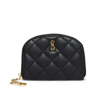 Abbildung von Steve Madden Damen Jadez Dome Zipper Pouch, Schwarz, Einheitsgröße