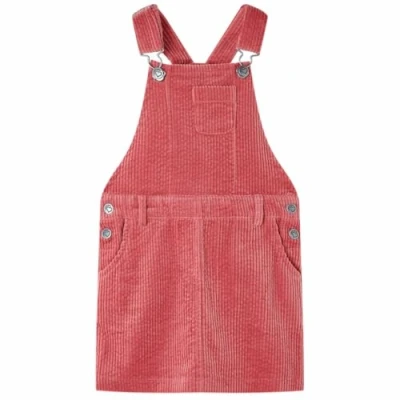 Abbildung von vidaXL Latzkleid Kinder Cord Rosa 104