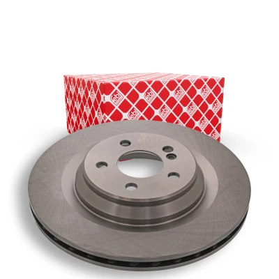 Abbildung von FEBI BILSTEIN 26403 Bremsscheibe Hinterachse 330 26 5 112 innenbelüftet beschichtet MERCEDES BENZ: S Klasse Limousine, Coupe, SL Cabrio
