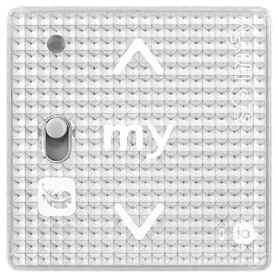 Abbildung von Somfy Funkwandsender Smoove RS100#1811317 io Silver Shine Sender/Fernbedienung für Installationsschalterprogramme 3660849503710