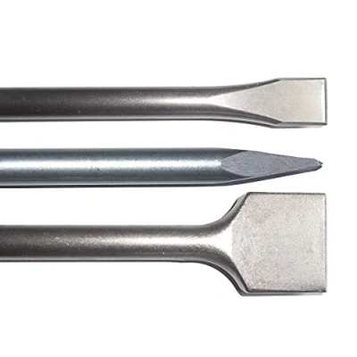 Abbildung von SDS MAX Meißelset Meißel 400mm lang Spitzmeißel Spatmeißel 25 x und 50