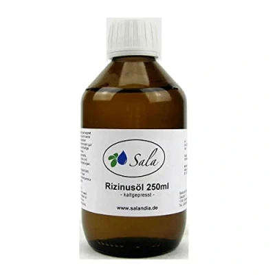 Abbildung von Sala Rizinusöl kaltgepresst Ph. Eur. (250 ml Glasflasche)