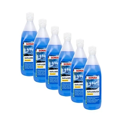 Abbildung von SONAX 6X 03321000 AntiFrost&amp;KlarSicht Konzentrat Frostschutz Citrusduft 250ml