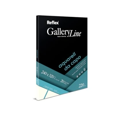 Abbildung von Schoellershammer Aquarellpapier Da Capo, 24x32cm, 220 g/m², Block mit 20 Blatt