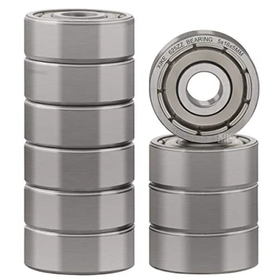 Abbildung von XiKe 10 Stück 625ZZ Mini Kugellager 5x16x5mm Chromstahl und Vorgeschmiert, 625 2Z Rillenkugellager mit Doppelter Metalldichtung.