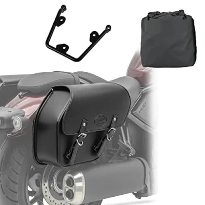 Abbildung von Satteltasche mit Halter für Kawasaki Vulcan S/Cafe 15 24 Fargo 13l rechts Seitentasche