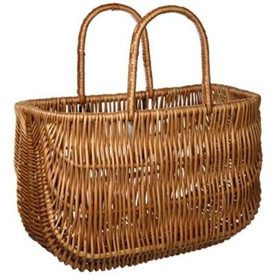 Abbildung von Fahrradkorb Basil Swing 42 X 20 26 Cm Natürlich Lackiert