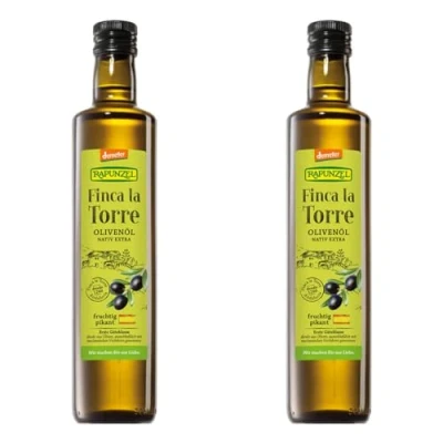 Abbildung von Rapunzel Bio Olivenöl Finca la Torre, nativ extra, demeter (2 x 0,50 l)