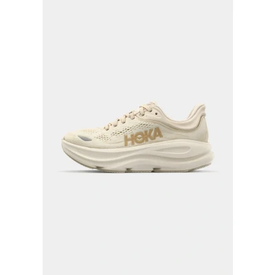 Abbildung von HOKA Bondi Laufschuh Straße, Damen, Größe: 38 2/3, Vanilla/birch Schuhe