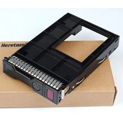 Abbildung von Heretom Hybrid 651314 001 3,5 Zoll SSD SAS SATA Festplattenfach Festplatten Rahmen Tray Laufwerk Caddy mit Adapter 661914 2,5&quot; zu 3,5&quot; Konverter für HP G8 G9 Server