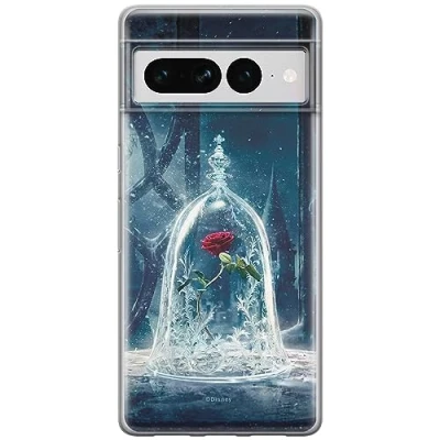 Abbildung von ERT GROUP Handyhülle für Google Pixel 7 PRO Original und offiziell Lizenziertes Disney Muster Beauty and The Beast 002 optimal an die Form des Handy angepasst, hülle aus TPU