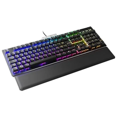 Abbildung von EVGA Z15 RGB Gaming Tastatur, Hintergrundbeleuchtung, Hot Swap fähige, mechanische Kailh Speed Switches (linear)
