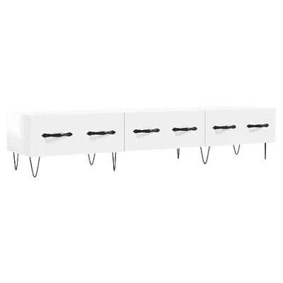 Abbildung von vidaXL TV Schrank Hochglanz Weiß 150x36x30 cm Holzwerkstoff (1 St)