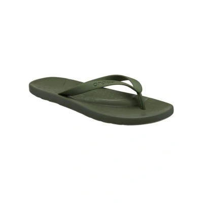 Abbildung von Crocs Flip Zehentrenner, Badeschuh, Sandale, Sommerschuh mit weichem Zehensteg