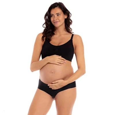 Abbildung von Magic Bodyfashion MAMA Comfort Nursing BRA Tshirt BH, Damen, Größe: Small, Black