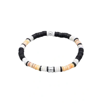 Abbildung von Kuzzoi Heishi Vintage Surfer Armband, Herren, Größe: 21, Schwarz