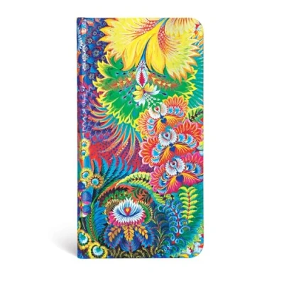 Abbildung von Paperblanks Olenas Garten Tagesanbruch Notizbuch Schlank Liniert (Olenas Garden), Slim (180 x 90 mm): Lined
