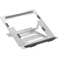 Abbildung von Kensington Easy Riser Laptopständer, höhenverstellbar und faltbarer Notebookständer aus Aluminium, für Bildschirme bis 16 Zoll, ideal auch unterwegs, silber (K50417WW)