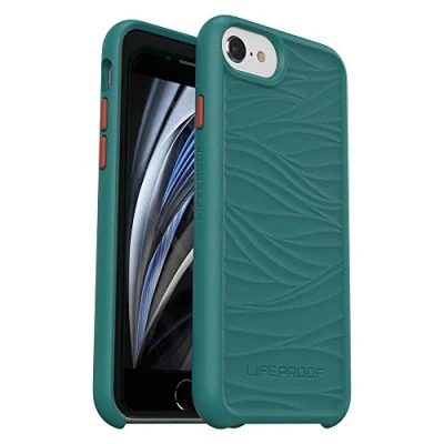 Abbildung von LifeProof Wake Hülle für iPhone 6s/7/8/SE 2. gen/SE 3. gen, stoßfest, Sturzschutz bis 2 Meter, schlanke schützende Hülle, Nachhaltig hergestellt aus recyceltem Ozeanplastik, Blaugrün
