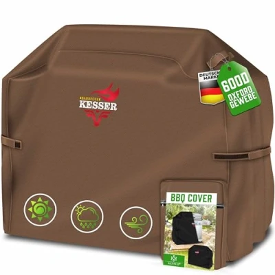 Abbildung von KESSER Grill Schutzhülle, Premium BBQ Grillabdeckung Gasgrill Grillhaube Abdeckung Wet