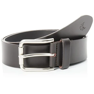 Abbildung von Calvin Klein Jeans Herren Roller Classic Belt 40MM K50K509890 Gürtel, Schwarz (Bitter Brown), 85