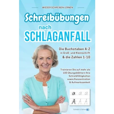 Abbildung von Wieder Schreiben lernen Schreibübungen nach Schlaganfall: auf 100 Übungsblättern üben Schlaganfall neu ... Feinmotorik trainieren Halbseitenlähmung