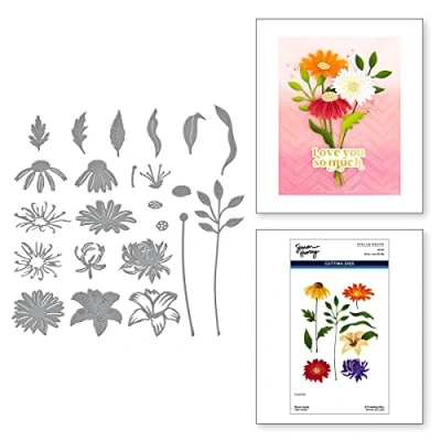 Abbildung von Spellbinders Floral Stems Etched Dies (S6 215)