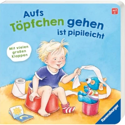 Abbildung von Aufs Töpfchen gehen ist pipileicht: Ein Spielbuch mit vielen Klappen Töpfchentraining Windel weg ab 2 Jahren