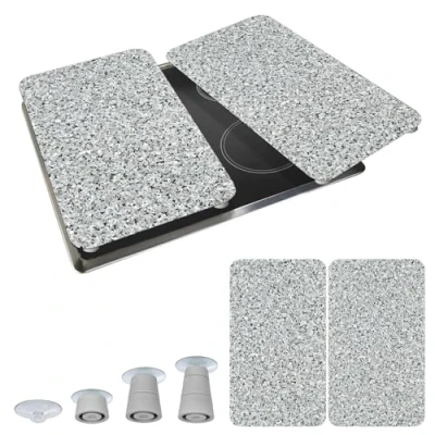 Abbildung von WENKO Herd Abdeckplatte &quot;Universal Granit&quot;, (Set, 2 tlg.)
