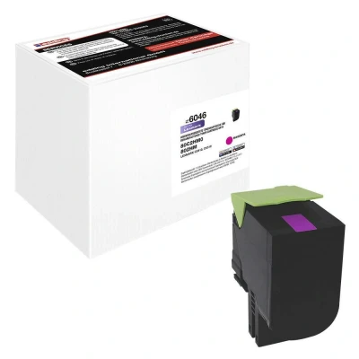 Abbildung von edding Toner EDD 6046 magenta kompatibel zu LEXMARK 80C2HM0
