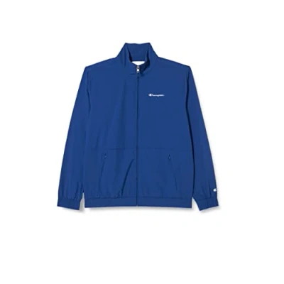 Abbildung von Champion Herren Eco Future Recycled Stretch Woven Full Zip Sweatshirt, Blau (College), XX Small