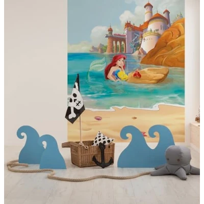 Abbildung von Komar Kindertapete &quot;Disney Ariel Daydream&quot;, bedruckt
