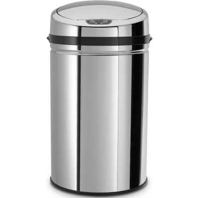 Abbildung von ECHTWERK Mülleimer &quot;INOX&quot;, 1 Behälter, Infrarot Sensor, Korpus aus Edelstahl, Fassungsvermögen 30 Liter