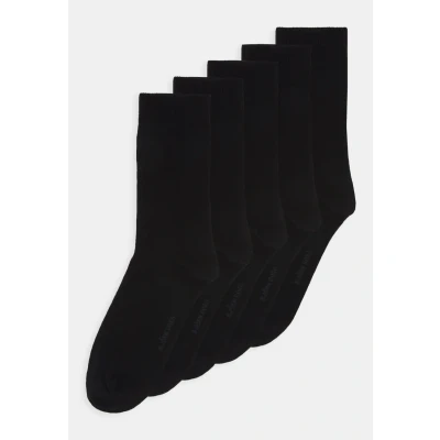 Abbildung von Björn Borg Solid Essential 5 PACK Socken, Herren, Größe: 41 45, Black