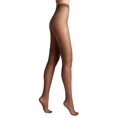 Abbildung von Conte elegant matte Damenstrumpfhose mit Seideneffekt NUANCE 40 DEN verstärkte Feinstrumpfhose Damen Strumpfhose extrem elastisch Farbe Bronz Größe 3