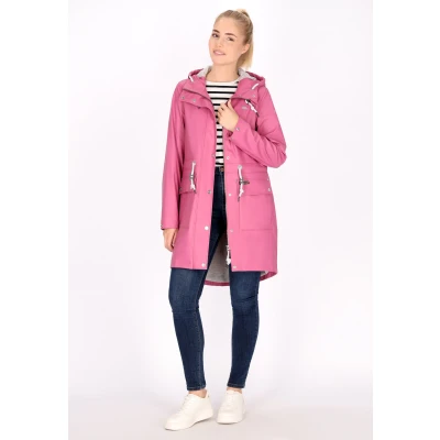 Abbildung von SCHMUDDELWEDDA Damen Regenmantel S / Wilde Beere 100% Polyester