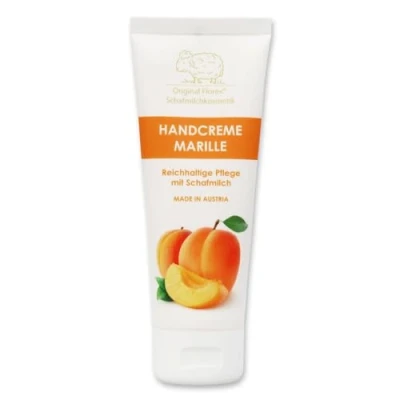 Abbildung von Florex Handcreme Marille mit Bio Schafmilch ohne Palmöl 75 ml