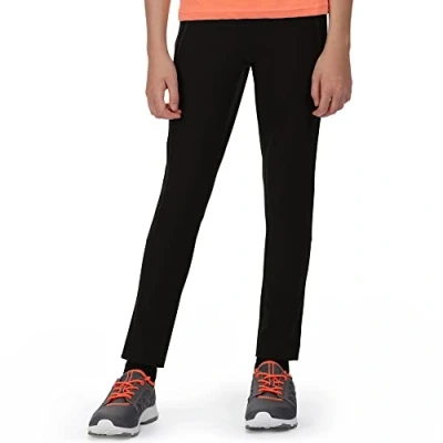 Abbildung von Regatta Junior Pentre Wasserabweisende Stretchhose für Kinder. Mit DWR und Isoflex Technologien. Zum Spazieren Wandern geeignet.