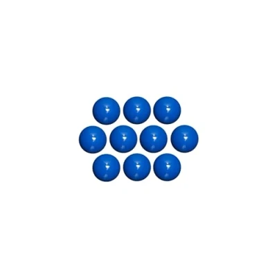 Abbildung von MAUL Kugel Magnet Ø 30 mm (10 Stück) Starke Magnete für Whiteboard, Magnettafel und Kühlschrank klein mit 0,6 kg Haftkraft Hochglanz Oberfläche Blau