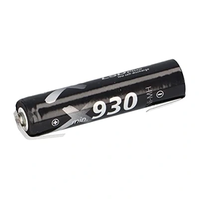 Abbildung von AAA Micro Akku LSD Plus NI MH 1,2V 930 mAh U Lötfahne Low self Discharge wiederaufladbar + geringe Selbstentladung