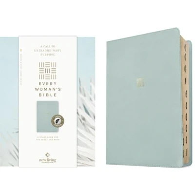Abbildung von Holy Bible: New Living Tranlation, Sky Blue, Leatherlike, Every Woman&#039;s Bible, Filament enabled Edition