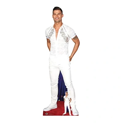 Abbildung von CS932 Aljaz Skorjanec Strictly Professional Dancer Pappaufsteller Lebensgroß mit gratis Mini