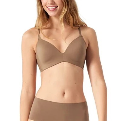 Abbildung von Schiesser Gepadded Invisible SOFT Triangel BH, Damen, Größe: 70A, Braun