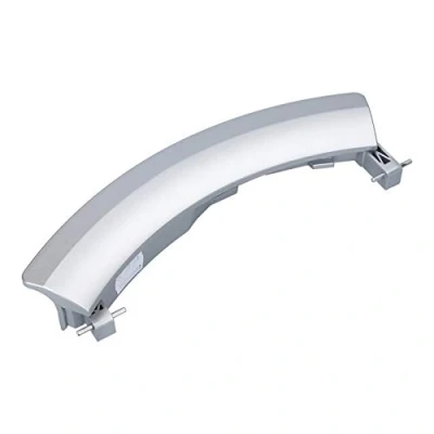 Abbildung von DL pro Türgriff für Siemens iQ700 iQ500 varioPerfect S16 S14 00751789 751789 Türöffner Fenstergriff Griff silber mit Achsen Waschmaschine Frontlader
