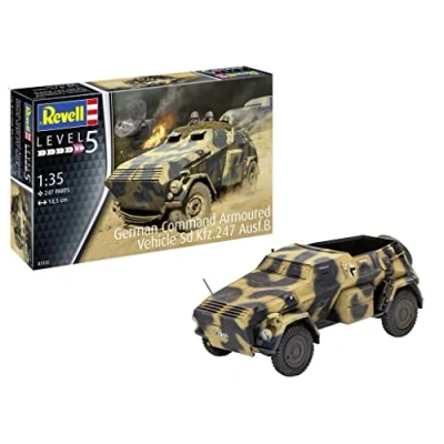 Abbildung von Revell Deutscher Kommandopanzertransportwagen Sd.Kfz. 247 Ausf. B, 1/35, 03335