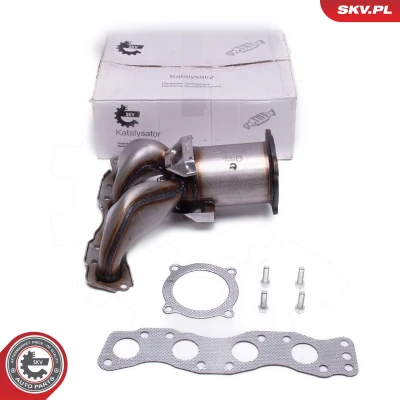 Abbildung von ESEN SKV 62SKV023 Katalysator bis Euro 4 vorne SUZUKI: SX4 I Limousine, SWIFT 3, Schrägheck, FIAT: Sedici